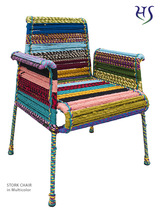 Stork Chair - Multicolor - Sahil & Sarthak - Katran Collection